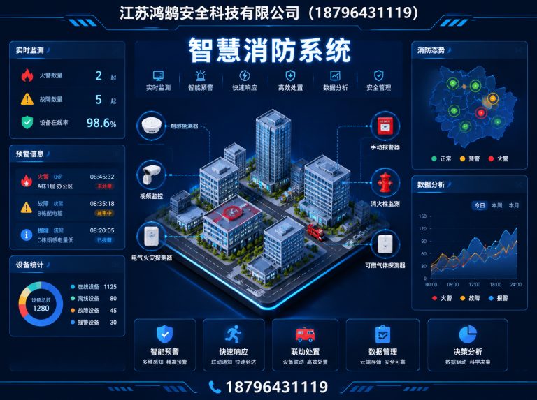 迪庆智慧消防系统展示图