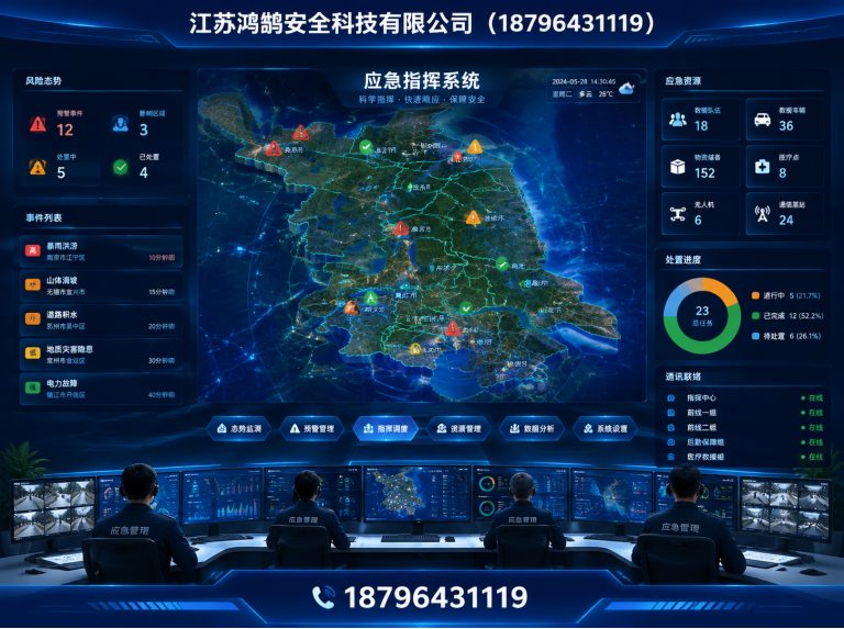 迪庆消防通信指挥展示图
